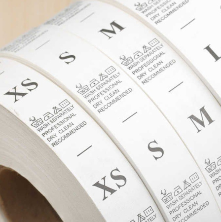 Самоклеящиеся этикетки для одежды